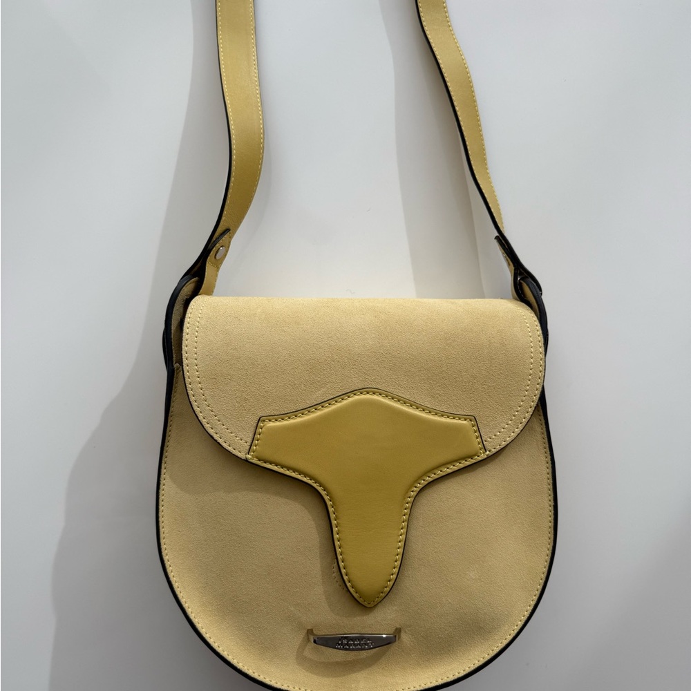 Isabel Marant Cream and Yellow Crossbody Bag